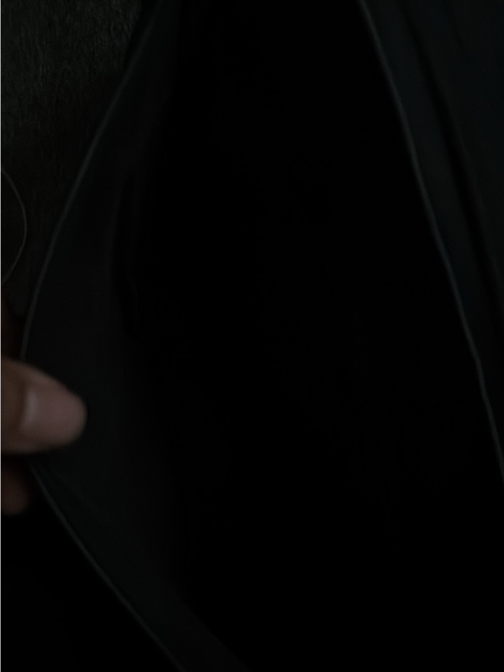 Black Men's Crossbody Messenger Bag - Picture 3 of 3